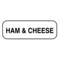 Nevs Ham & Cheese Label 1/2" x 1-1/2" DIET-526 - alternate 1